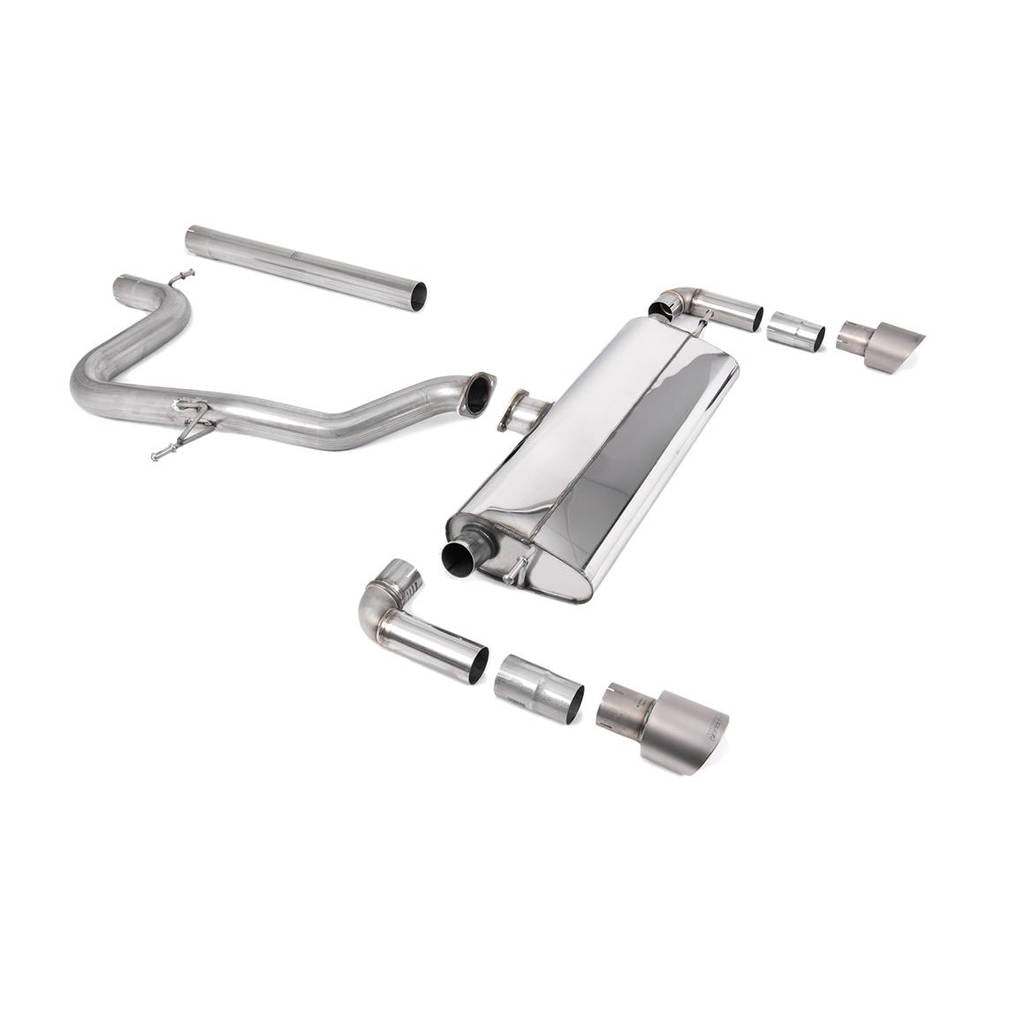 MILLTEK SSXSE242 Cat-back Dual 100mm GT100 SEAT Leon Cupra R 310PS Photo-0 