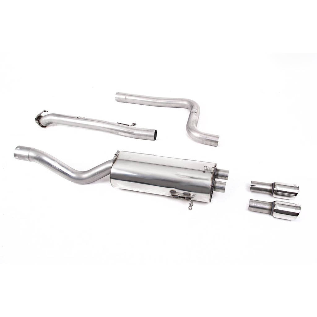 MILLTEK SSXFD329 Cat-back Twin 80mm GT80 FORD Fiesta Mk7 ST 1.6 EcoBoost (5 Door North American Vehicles) Photo-0 