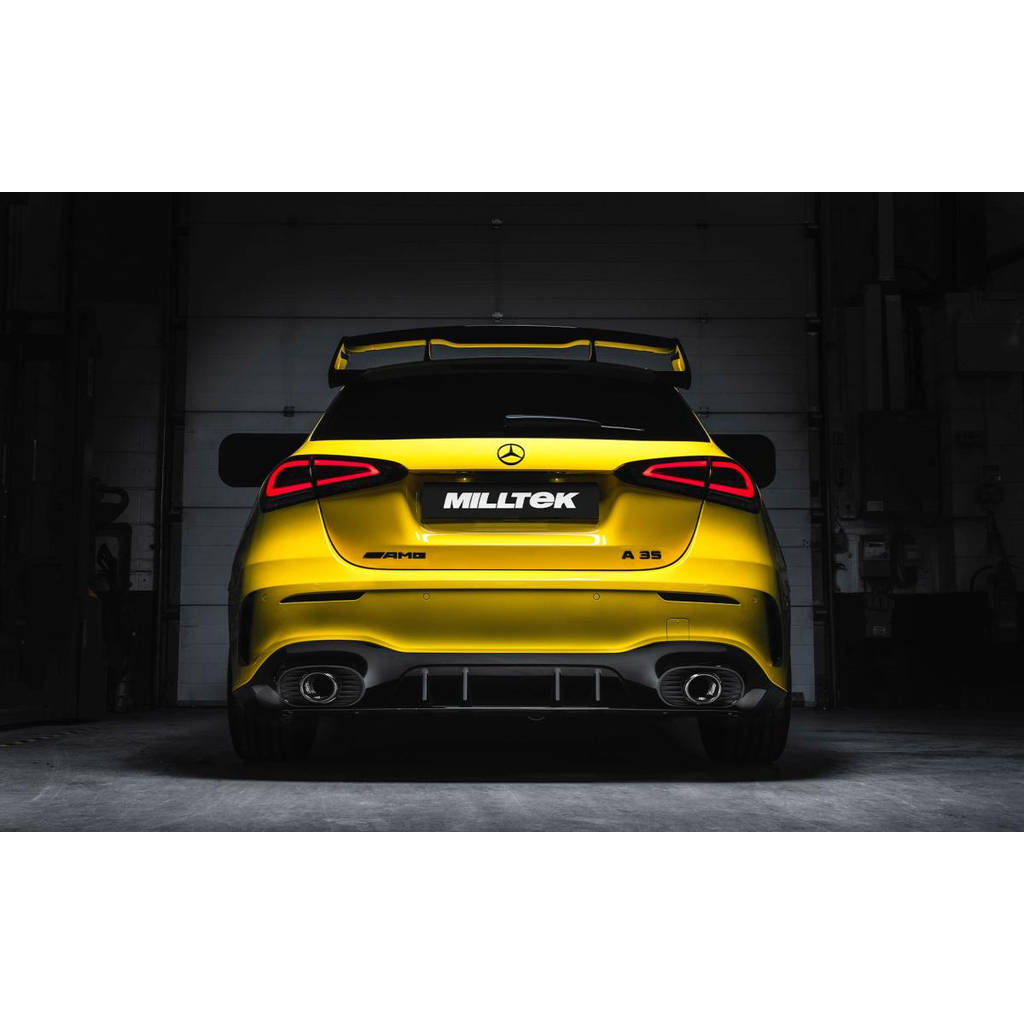 MILLTEK SSXMZ129 Cat-back MERCEDES-Benz A-Class A35 AMG 2.0 Turbo (W177 Hatch Only) Photo-1 