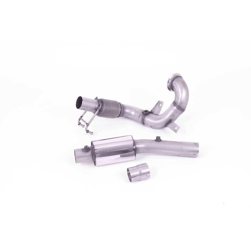 MILLTEK SSXVW555 Large-bore Downpipe and De-cat AUDI A1 40TFSI 5 Door 2.0 (200PS) with OPF/GPF Photo-0 