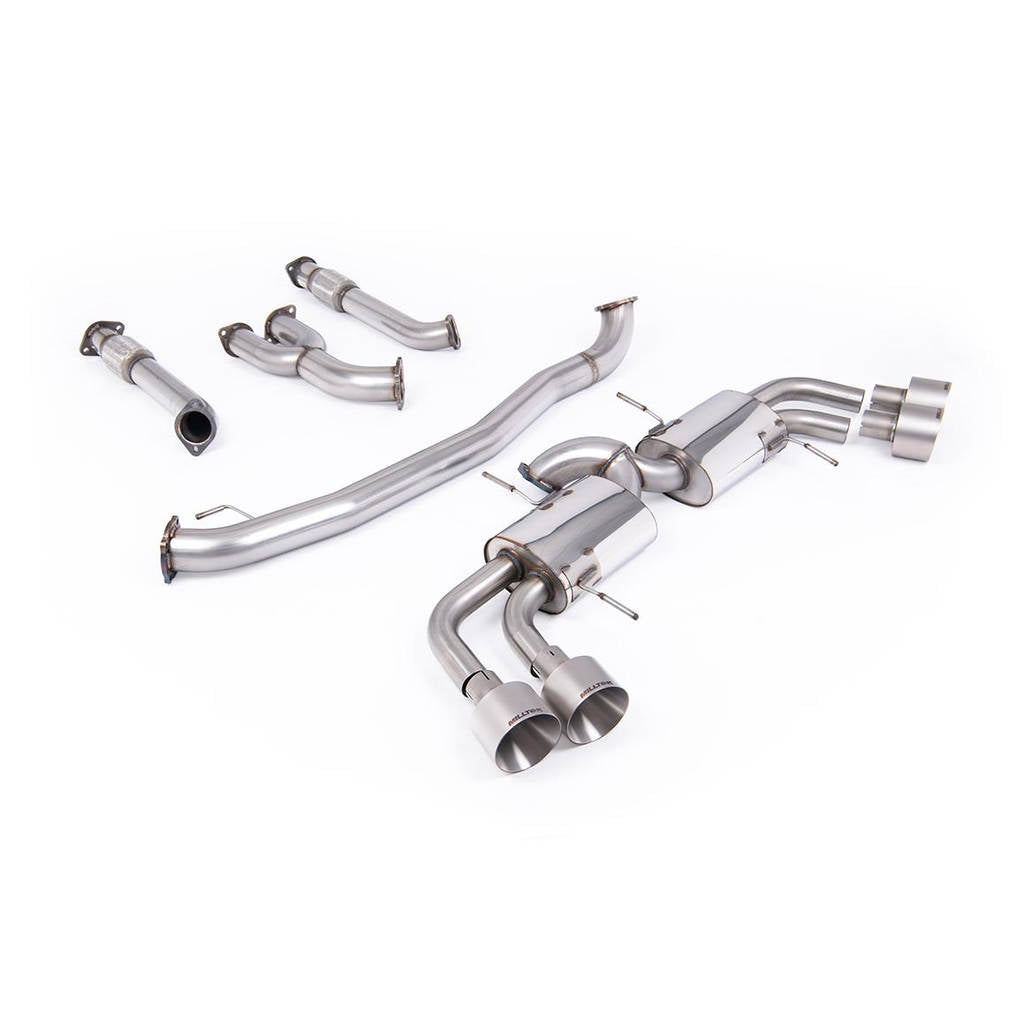 MILLTEK SSXNI026 Primary Cat-back Quad 127mm GT127 NISSAN GT-R R35 Photo-0 