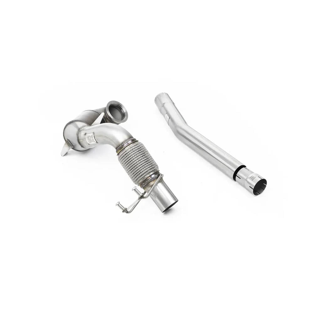 MILLTEK SSXVW572 Cast Downpipe with Race Cat VW Polo GTI 2.0 TSI (AW - 5 Door) - Non GPF/OPF Models Only Photo-0 