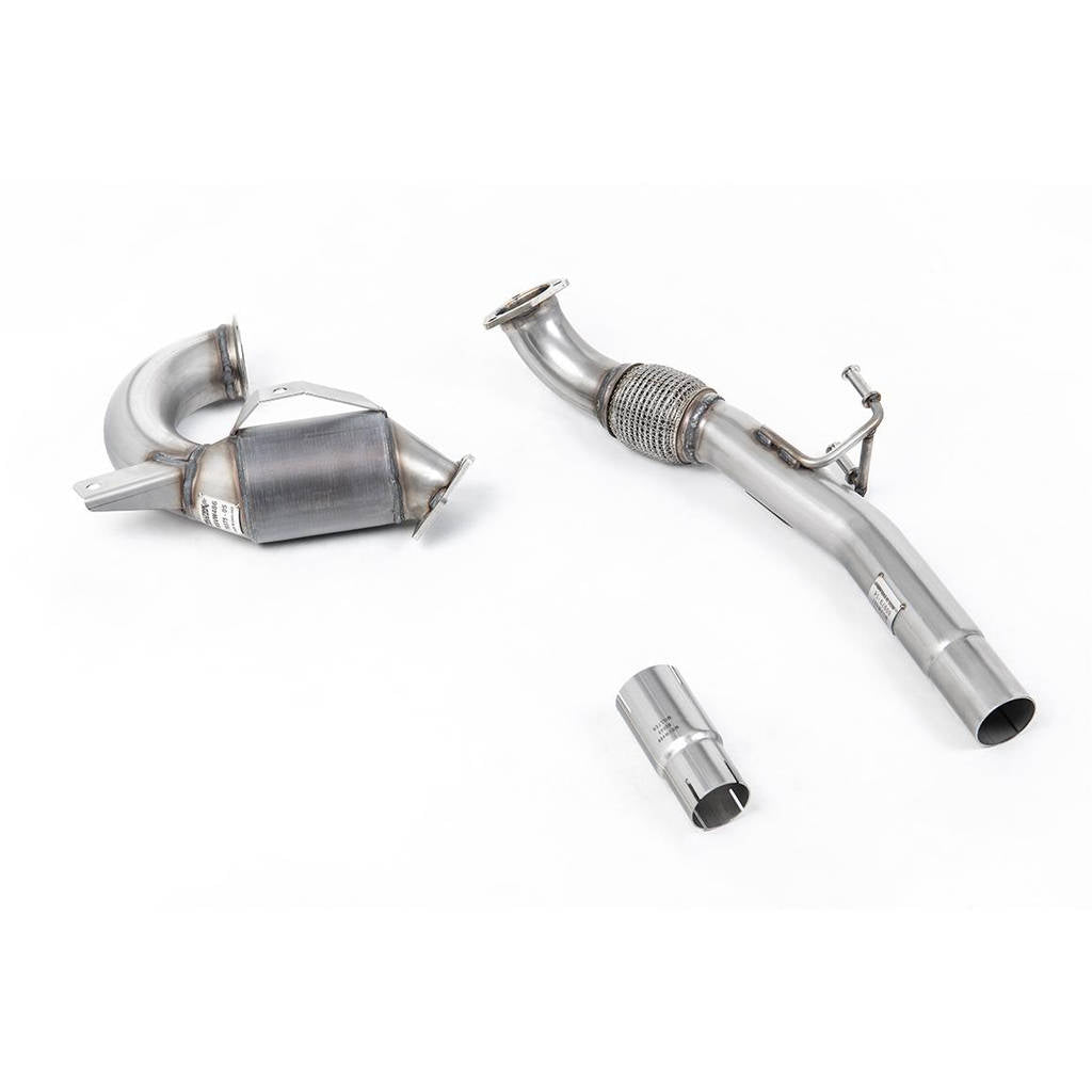 MILLTEK SSXVW545 Hi-Flow Sports Cat and Downpipe VW Up! GTI 1.0TSI 115PS Photo-0 