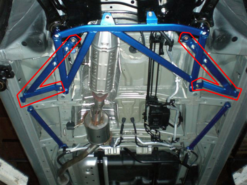 CUSCO 391 492 FS Power brace floor front side for HONDA Step Wagon (RG1/RG2/RG3) Photo-0 