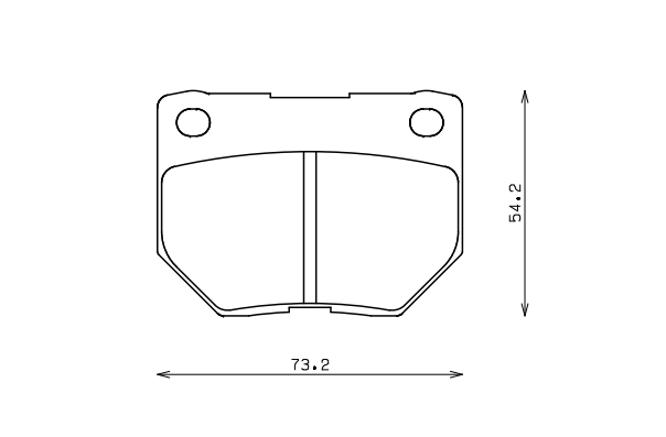 ENDLESS EP231MX72 Rear brake pads SUBARU IMPREZA WRX (GDA)/NISSAN S13/S14 Photo-0 