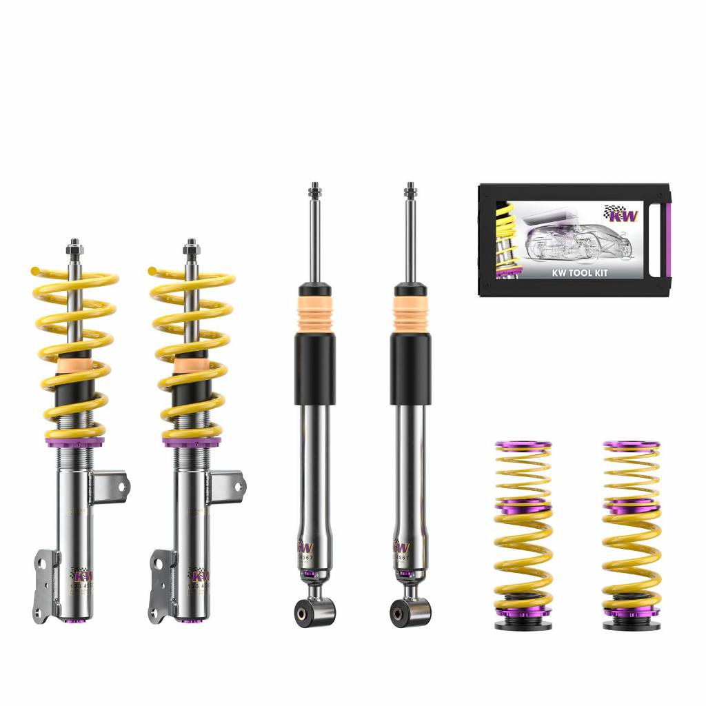 KW 35225092 Coilover Kit INOX V3 MERCEDES-BENZ A-Klasse / a-class; (176, 245 G) Photo-0 