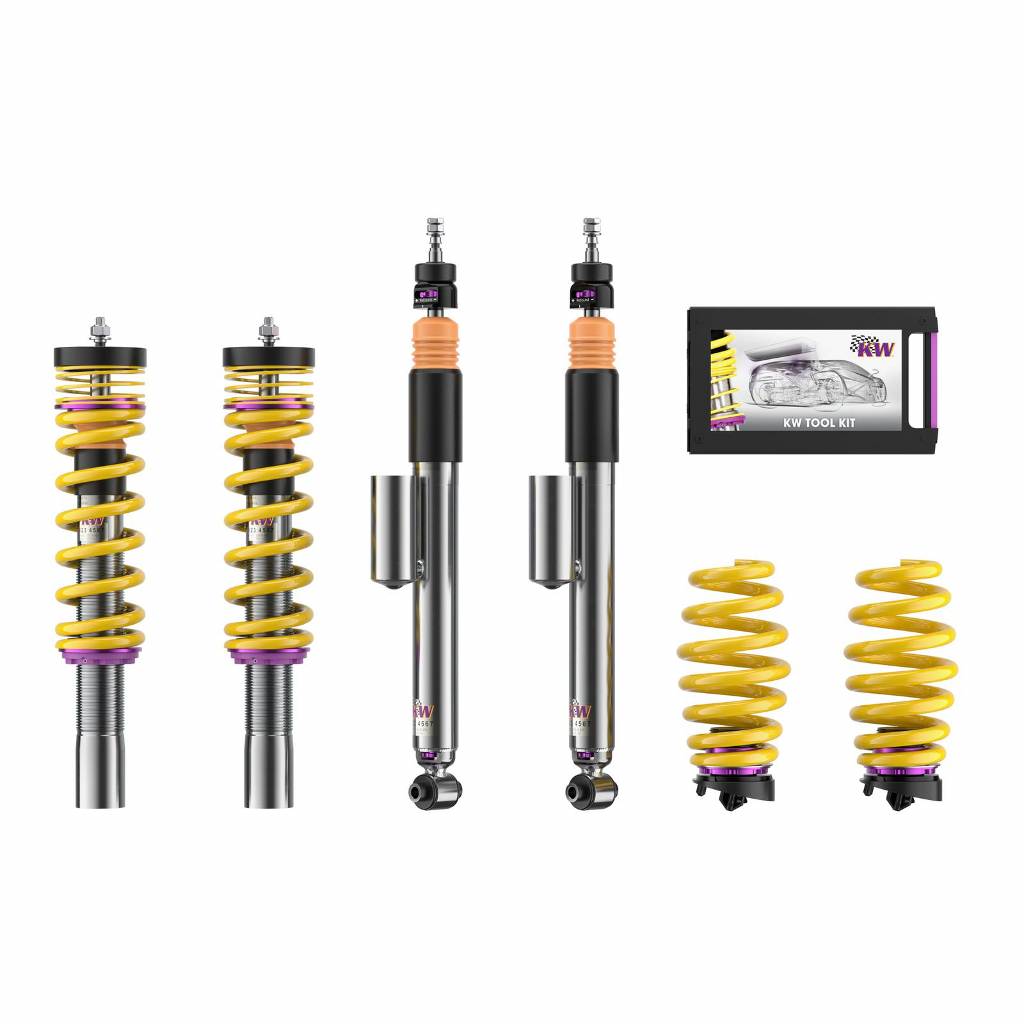 KW 352100BV Coilover Kit INOX V3 AUDI S4 (B9); (B8, B81) Photo-0 