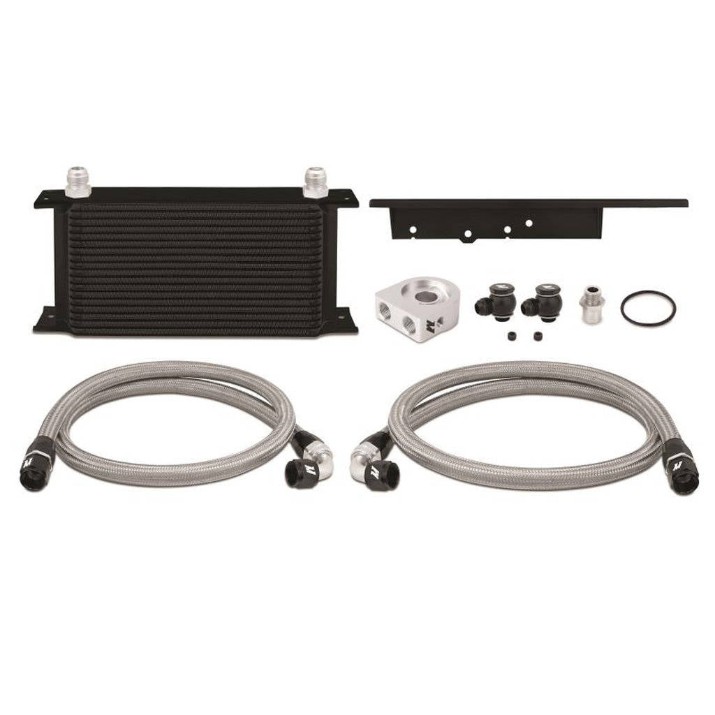 MISHIMOTO MMOC-350Z-03 Oil cooler kit for NISSAN Z33 350Z (Silver core with thermostat) Photo-8 