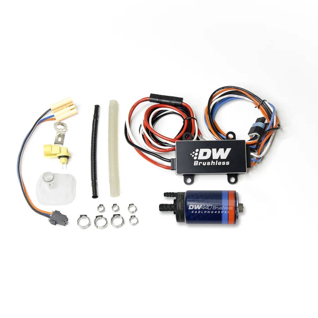 DEATSCHWERKS 9-442-C102-0906 440lph in-tank brushless fuel pump + single/dual speed controller FORD Mustang/F-150 2015+ Photo-0 