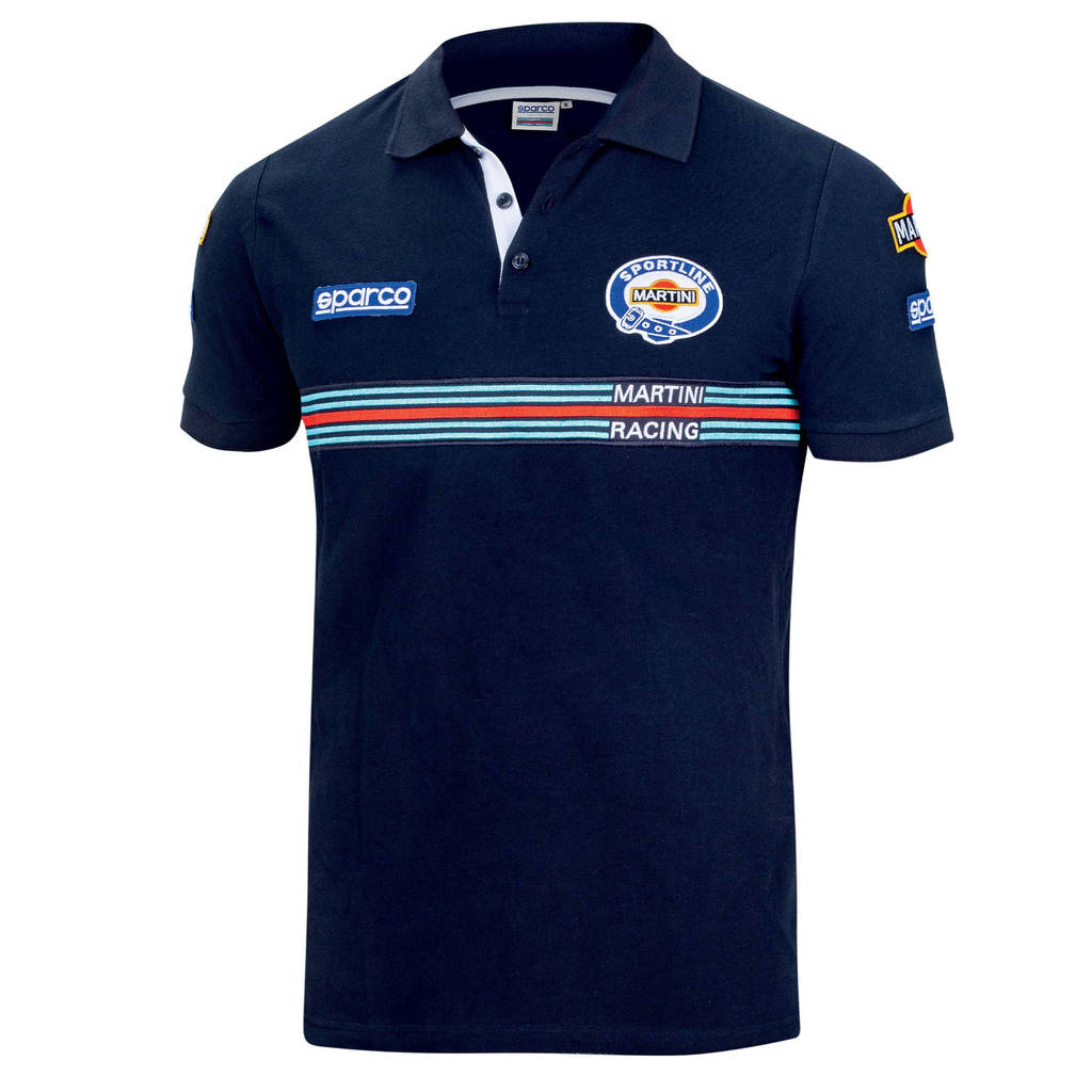 SPARCO 01275MRBM0XS NDIS POLO REPLICA MARTINI-R TG XS B size XS Photo-0 