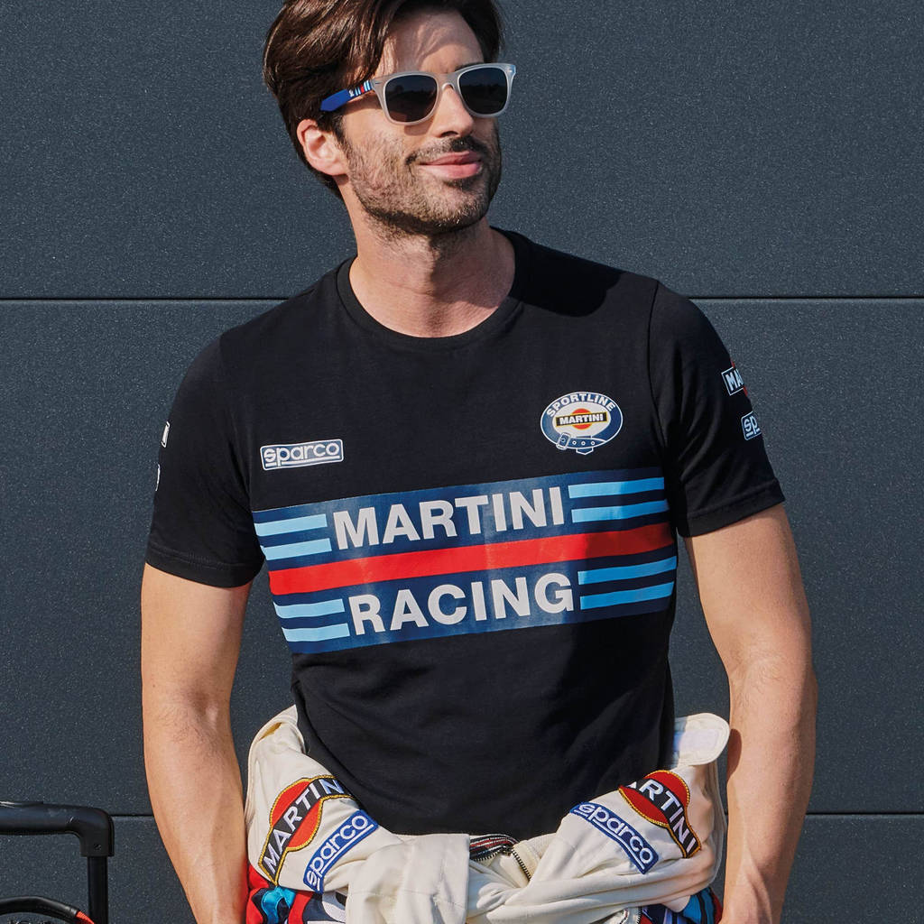 SPARCO 01274MRNR3L NDIS T-SHIRT MARTINI-R TG L NERO size L Photo-1 