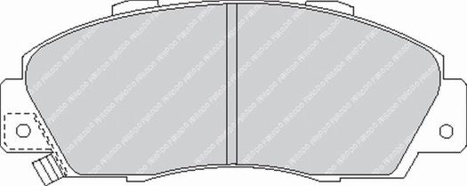 FERODO FCP905H Front Brake Pads DS2500 for HONDA Acord VI Type-R / Integra Type-R (DC5) Photo-0 