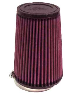 K&N RU-2710 UNIVERSAL Clamp-On Air Filter 3-5/16"FLG, 4-3/4"B, 3-1/2"T, 6-1/2"H Photo-0 