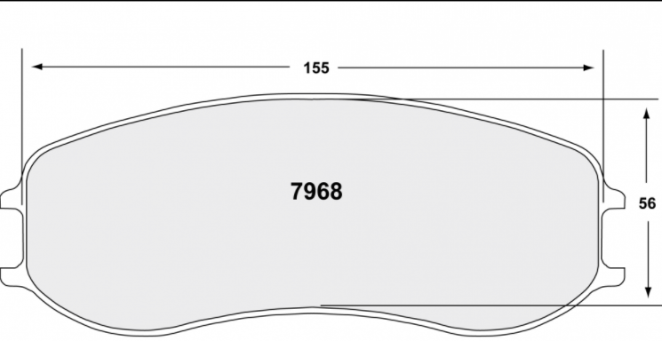 PFC 7968.15.28.44 Front brake pads RACE 15 COMP 28mm PORSCHE 991 Cup/Cayman GT4 Clubsport Photo-0 