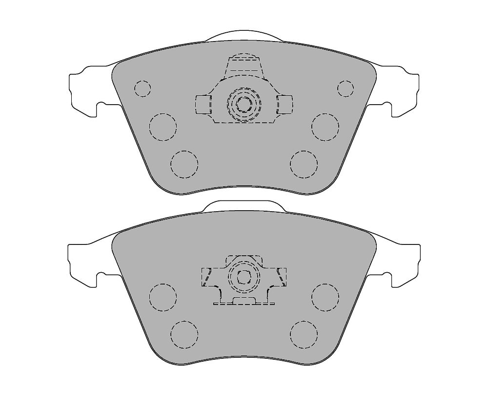 FERODO FDS1706 Front Brake Pads DS Performance for FORD Focus RS (DA) Photo-0 