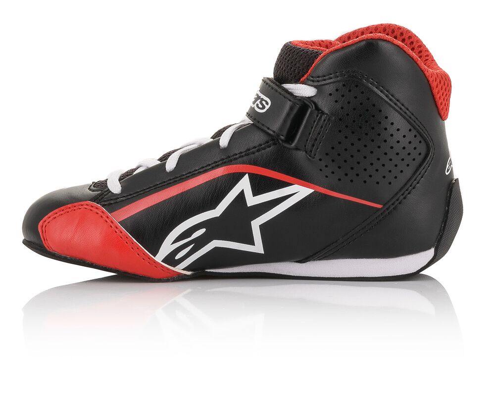 ALPINESTARS 2712518_123_1 Karting shoes, kids TECH 1-KS, black/white/red, Size 32 Photo-2 