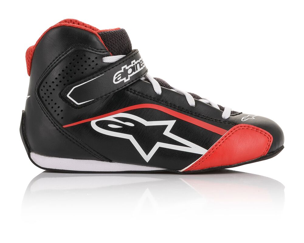 ALPINESTARS 2712518_123_12,5 Karting shoes, kids TECH 1-KS, black/white/red, Size 30 Photo-3 