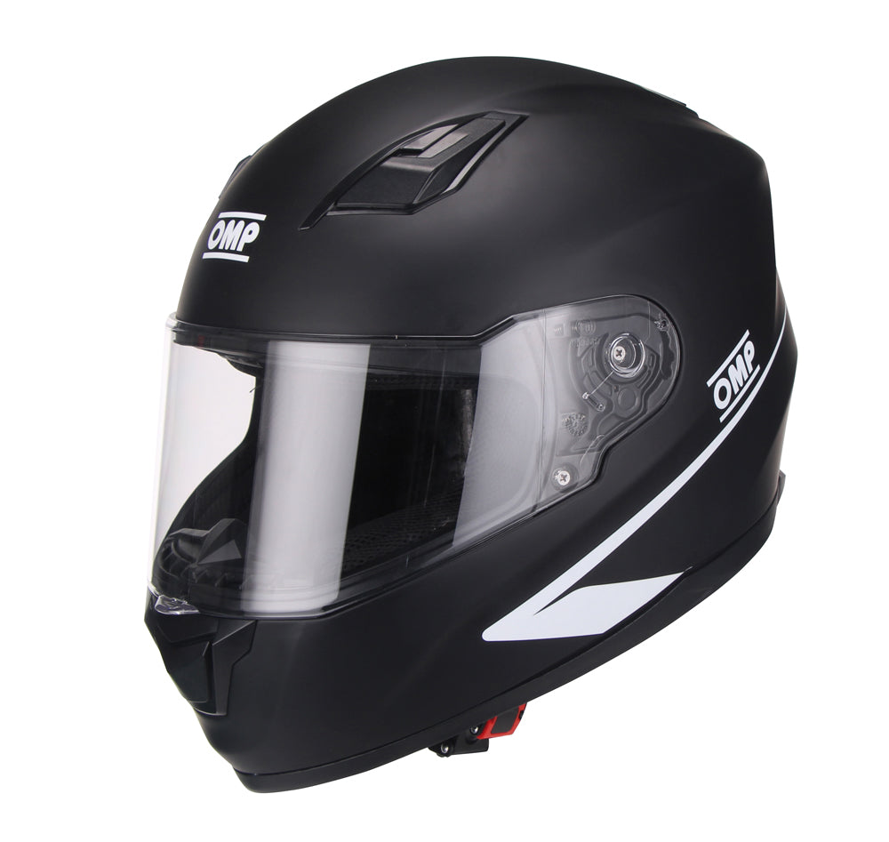 OMP SC0-0613-A01-170-XS (SC613170XS) Karting helmet Circuit EVO, ECE 22,05, matt black, size XS Photo-0 