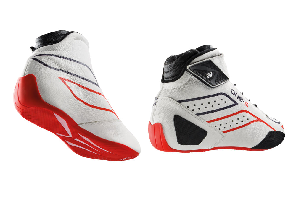 OMP IC0-0822-A01-020-38 (IC/82202038) ONE-S my2020 Racing shoes, FIA 8856-2018, white/red, size 38 Photo-1 