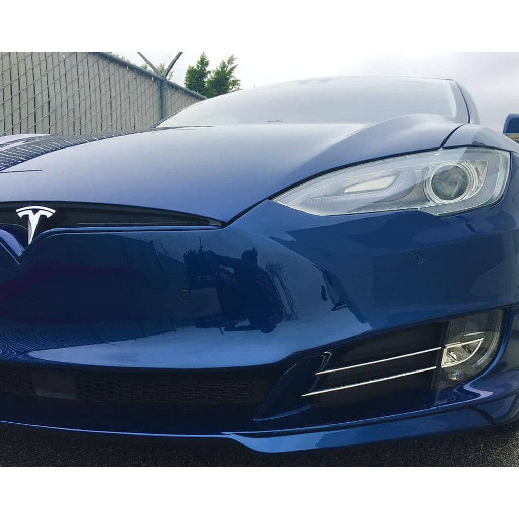 UNPLUGGED PERFORMANCE UP-MS-102-2.1 Refresh Front Fascia System (4 Sensor), Unpainted for TESLA Model S Pre-2016.5 Photo-4 