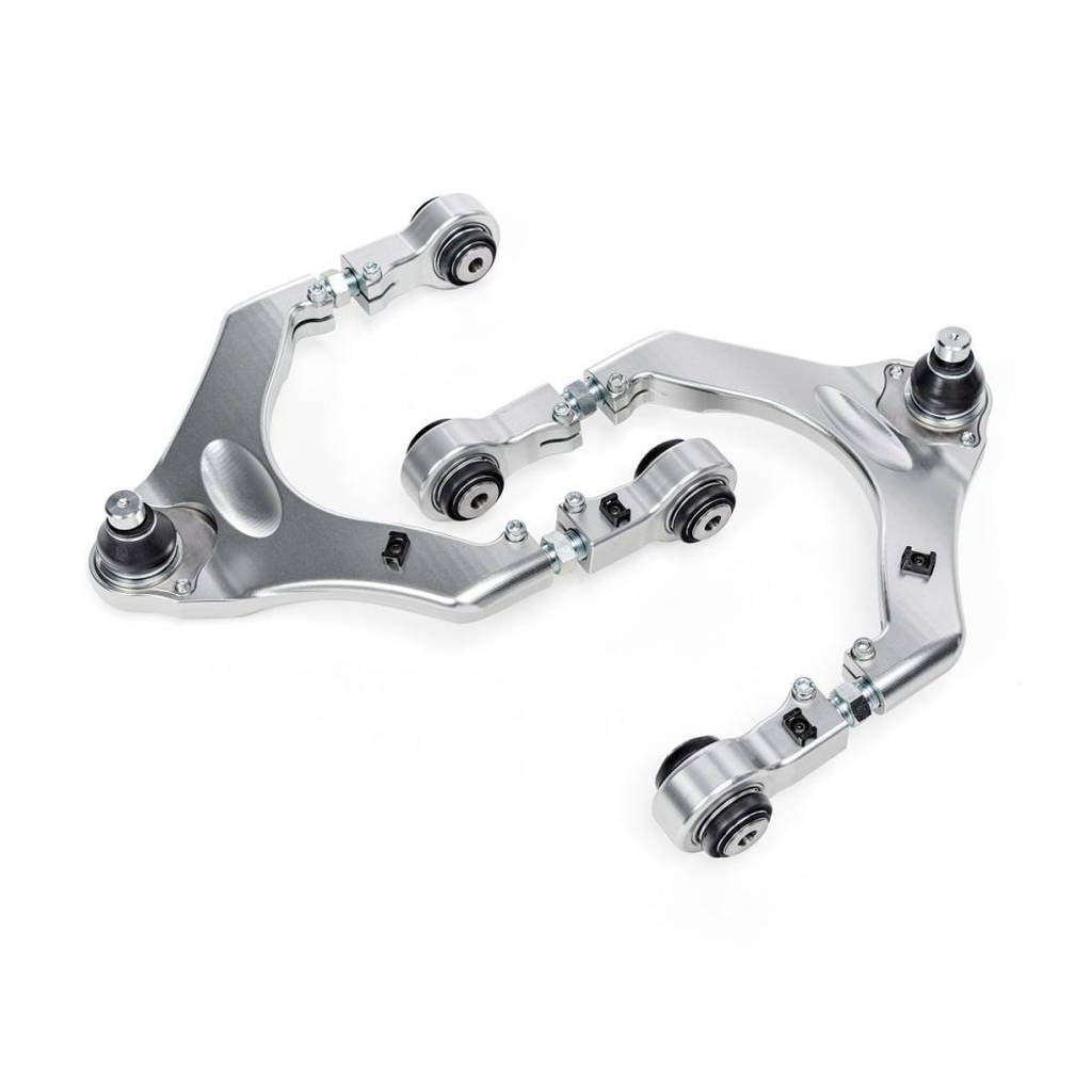 UNPLUGGED PERFORMANCE UP-M3MY-315-1.4 Billet Adjustable Front Upper Control Arm Set - Ultimate Edition for TESLA Model 3 / Model Y Photo-1 
