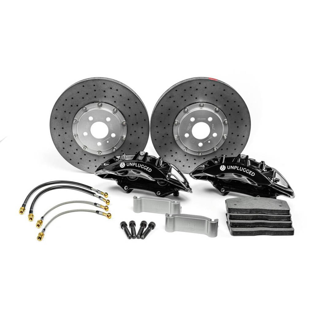UNPLUGGED PERFORMANCE UP-M3MY-317-1.1 Brake Kit BFB 6 Piston Superlight Carbon Ceramic for TESLA Model 3 / Model Y Photo-9 