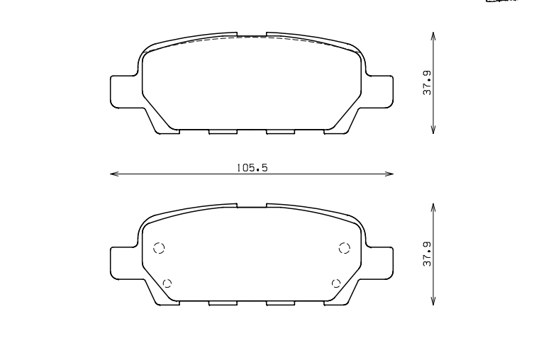 ENDLESS EP469MX72 Rear brake pads INFINITI G35 AWD/RWD/G35 ALL/G35/G37 AWD/RWD/M45/M35h/M37 Photo-0 