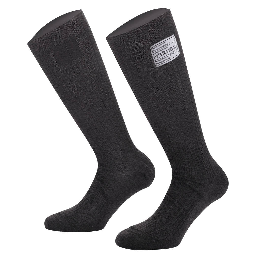 ALPINESTARS 4704021_10_M RACE V4 Racing socks, FIA 8856-2018, black, Size M Photo-0 