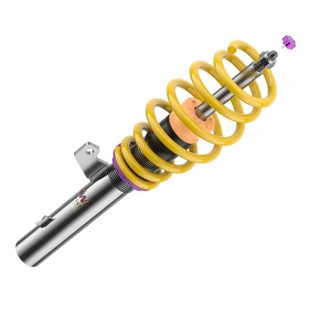 KW 352800CJ Coilover Kit INOX V3 AUDI A3; (GY) Photo-2 