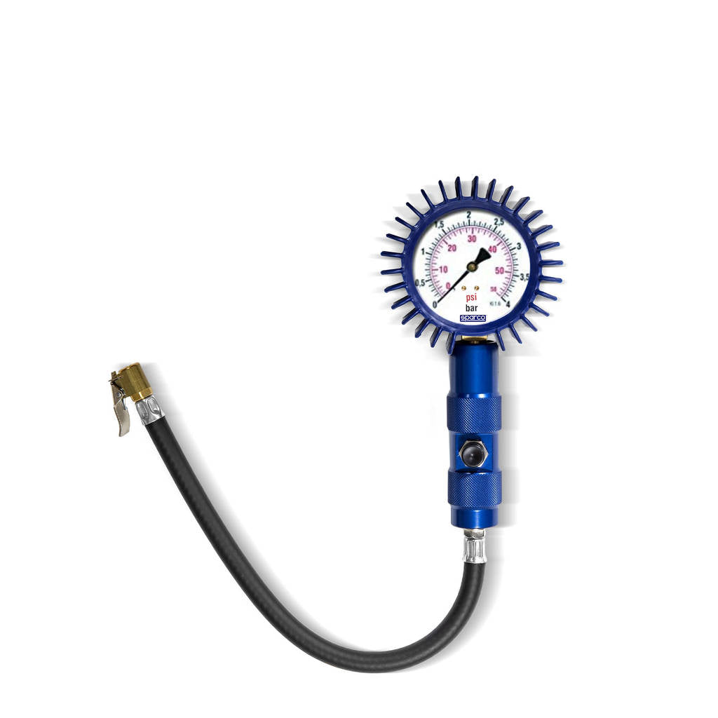 SPARCO 2941063A Tyre Pressure Gauge, 0-4 bar, 63 mm Photo-0 