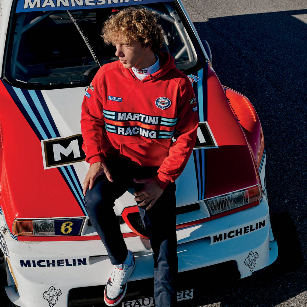 SPARCO 01279MRRS0XS HOODIE MARTINI RACING, red, size XS Photo-1 
