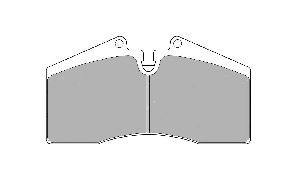 FERODO FCP560H Rear Brake Pads DS2500 for PORSCHE 911 Turbo GT2 / Turbo 4 (993) Photo-0 