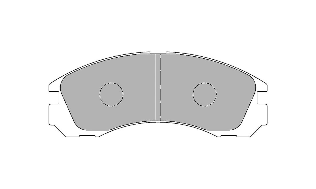 FERODO FCP765H Front Brake Pads DS2500 for MITSUBISHI Lancer EVO 6 / 7 / Montero Sport / Pajero Photo-0 