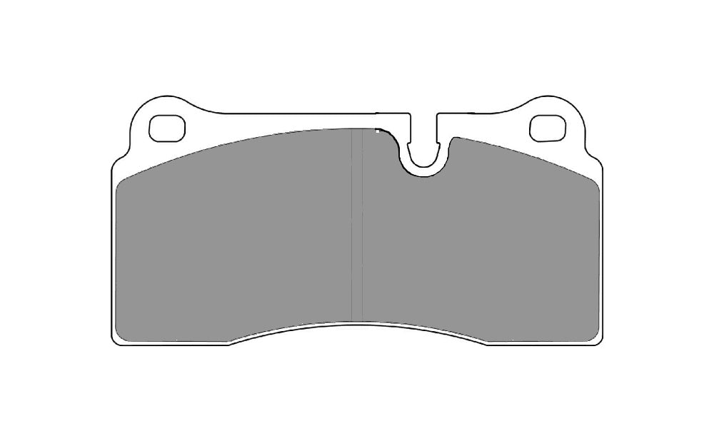FERODO FCP1281R Rear Brake Pads DS3000 for NISSAN Skyline GT-R (R35) / AUDI R8 / LAMBORGHINI Gallardo Photo-0 