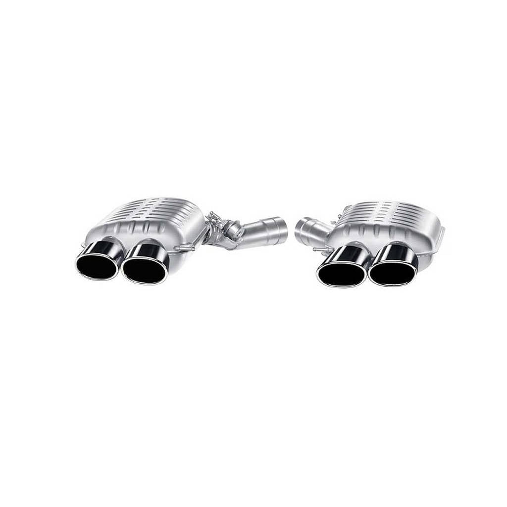 EISENMANN B5426.01024 Rear muffler with polished tips (4x102) for BMW F10 M5 (with valves) Photo-4 