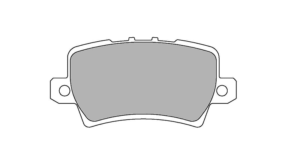 FERODO FCP1862H Rear Brake Pads DS2500 for HONDA Civic 8 Type-R Photo-0 