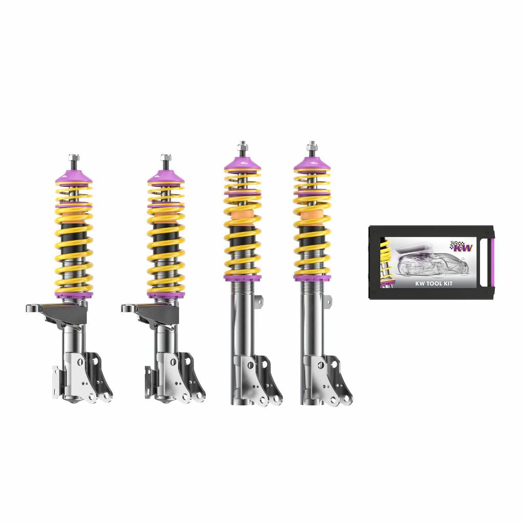 KW 10210014 Coilover Kit INOX V1 AUDI 80, 90; (89Q) Photo-0 