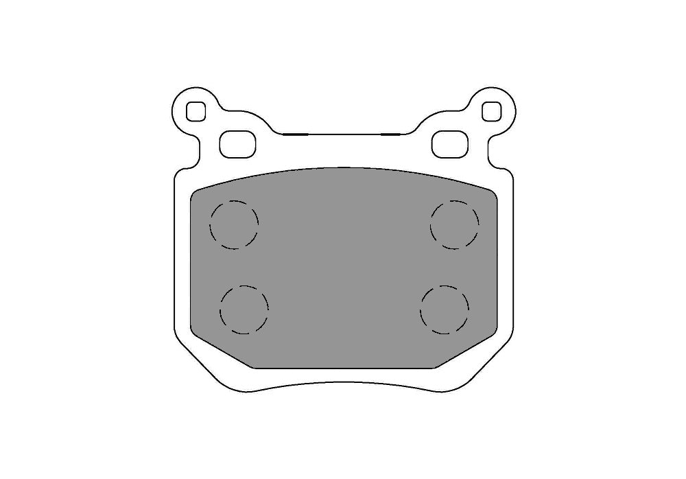 FERODO FCP4217H Rear Brake Pads DS2500 for BMW M1 (E82) Photo-0 