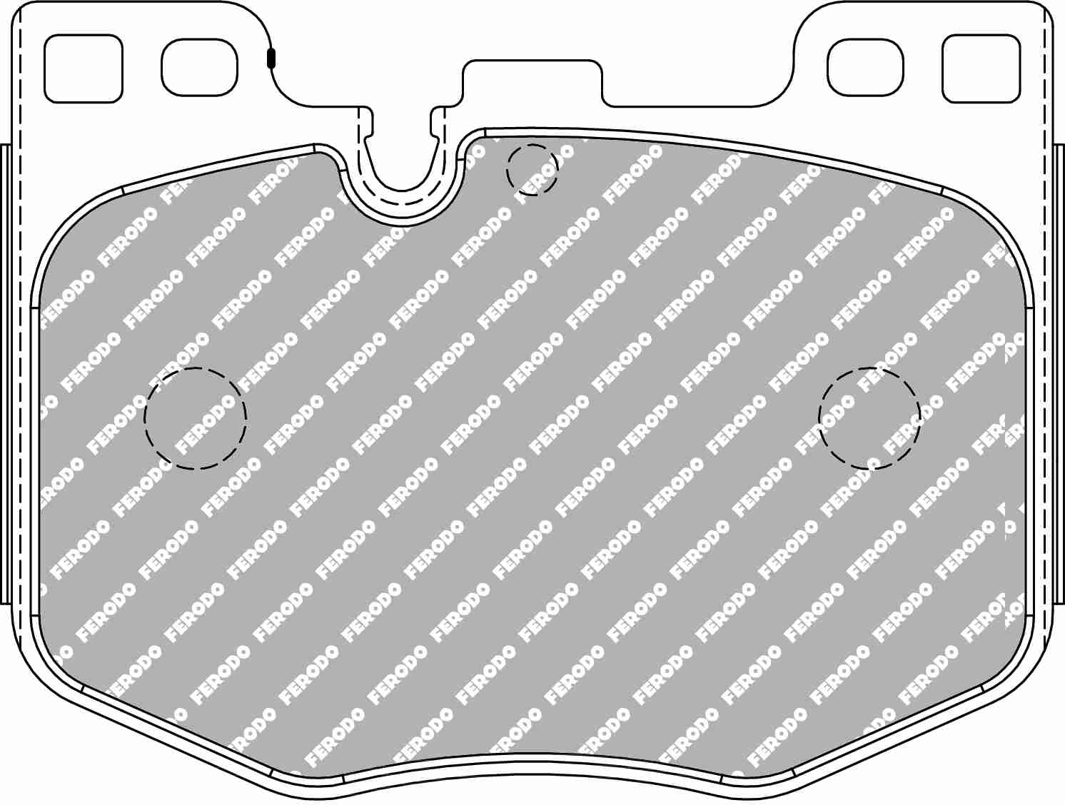 FERODO FCP5055H Brake pads DS2500 front TOYOTA SUPRA (DB41, DB42, DB43) 3.0GR/BMW Z4 (G29)/X7 (G07) Photo-0 