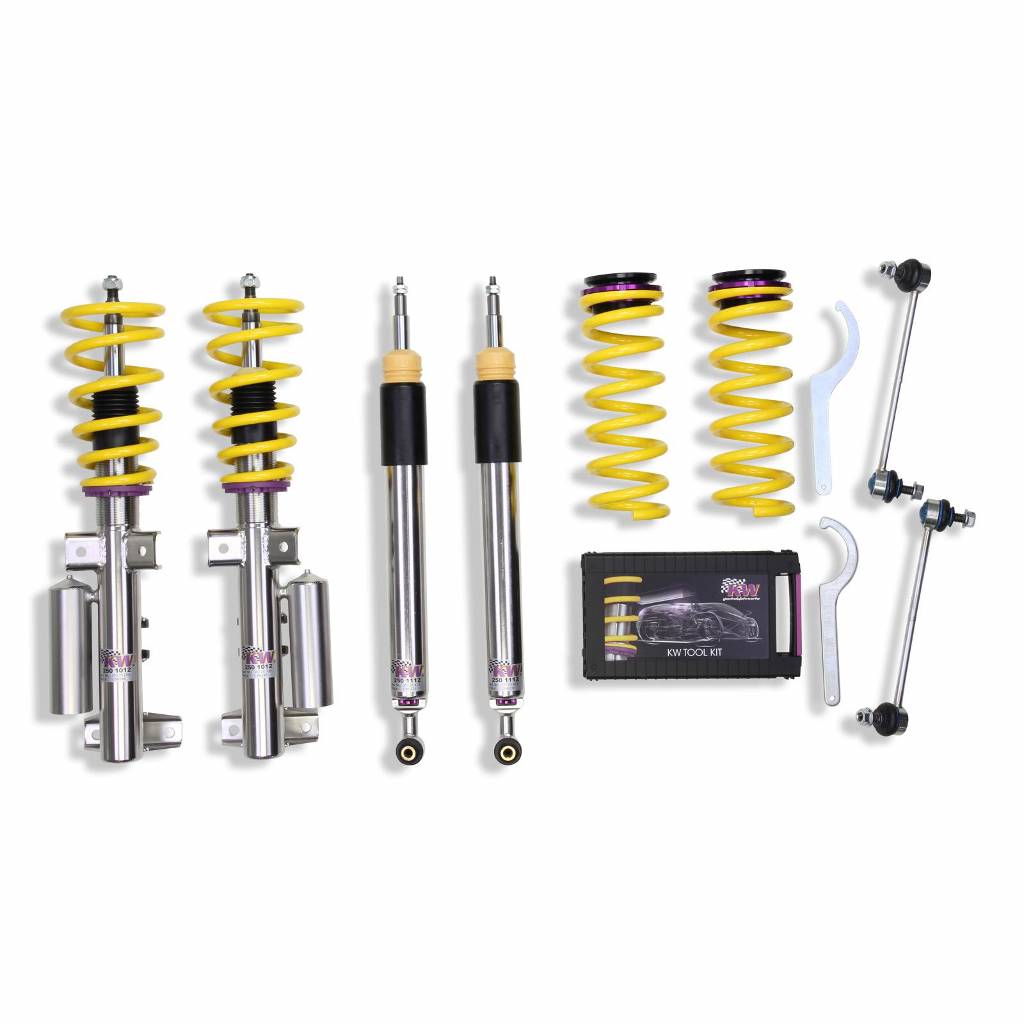 KW 35225033 Coilover Kit INOX V3 MERCEDES-BENZ C-Klasse / c-class C63 AMG; (204, 204AMG, 204K, 204K AMG) Photo-0 