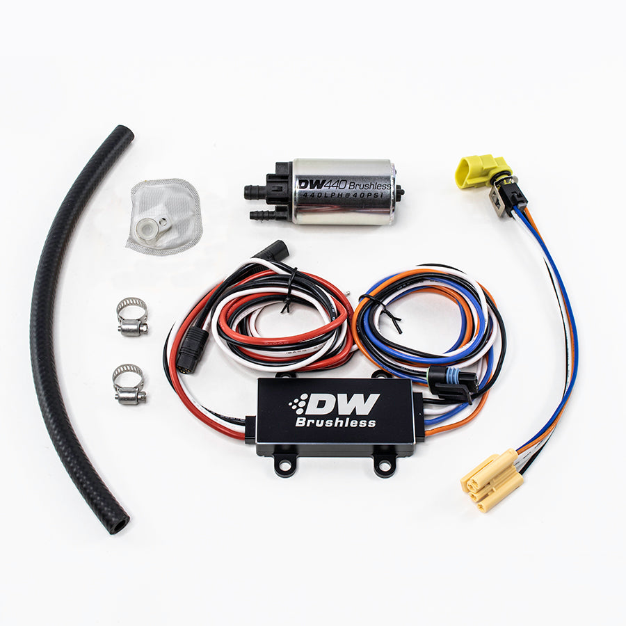 DEATSCHWERKS 9-441-C102-0900 DW440 440lph Brushless Fuel Pump with Dual Speed controller Photo-0 