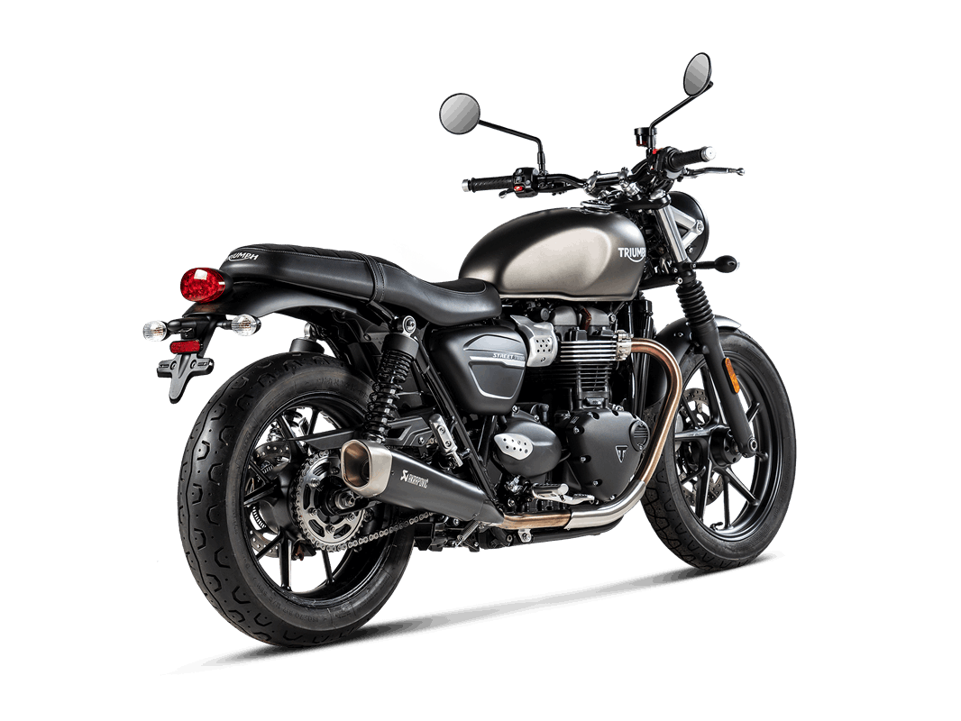 AKRAPOVIC S-T9SO2-HCQTBL Slip-On Line (Titanium) Triumph Street Twin 2016 - 2020 Photo-2 