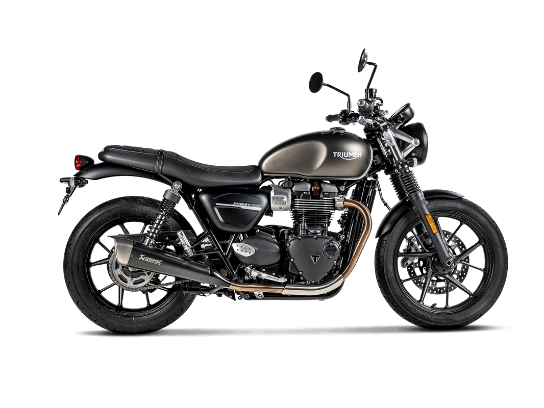 AKRAPOVIC S-T9SO2-HCQTBL Slip-On Line (Titanium) Triumph Street Twin 2016 - 2020 Photo-3 