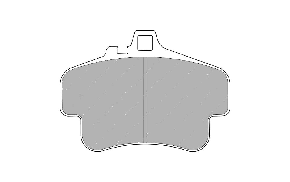 FERODO FRP3051R Front Brake Pads DS3000 for PORSCHE 911 GT3 / GT2 / Turbo (996) / Cayman (987) Photo-0 