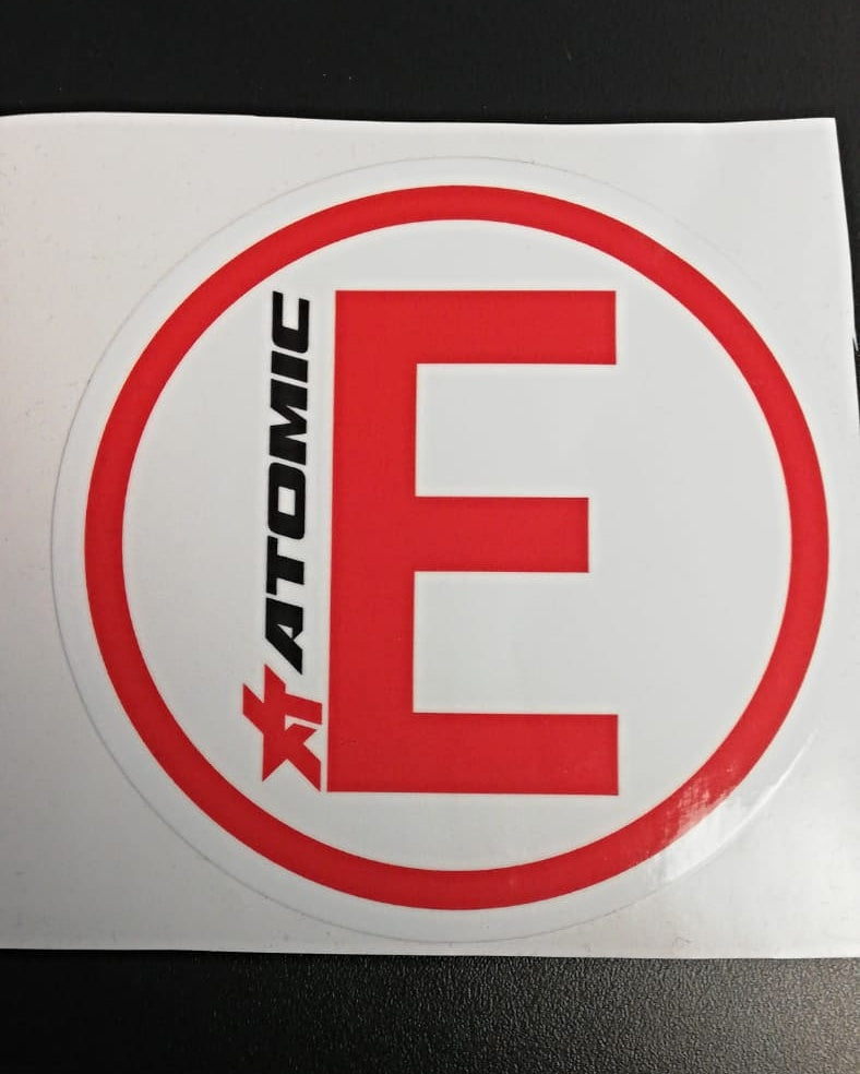 ATOMIC AT-STE Paper sticker ATOMIC E Sticker Photo-0 