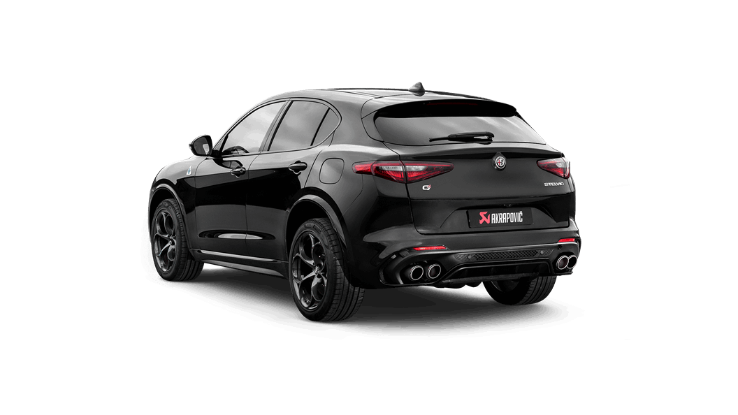 AKRAPOVIC S-AR/TI/6H Slip-On Line (Titanium) ALFA ROMEO Stelvio Quadrifoglio 2017-2020 Photo-2 