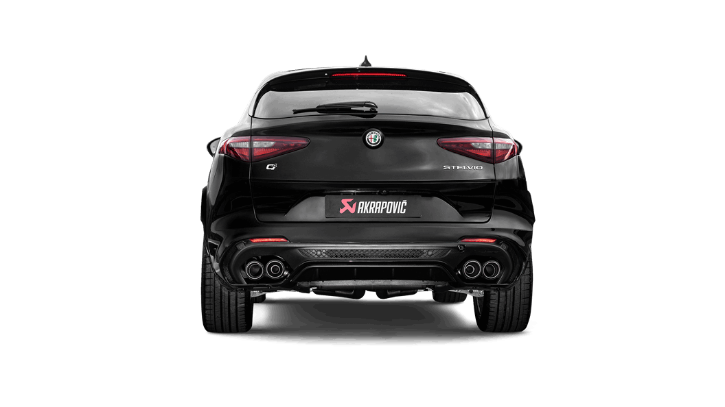 AKRAPOVIC S-AR/TI/6H Slip-On Line (Titanium) ALFA ROMEO Stelvio Quadrifoglio 2017-2020 Photo-3 