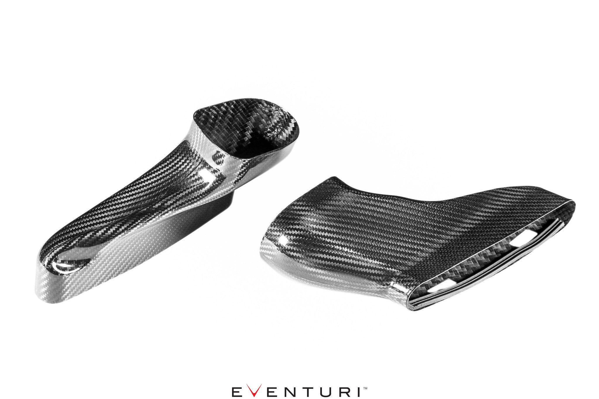 EVENTURI EVE-C63S-DCT Carbon Ducts for the EVE-C63S-CF-INT System (Ver. 1 with Rubber Tubes) Photo-1 