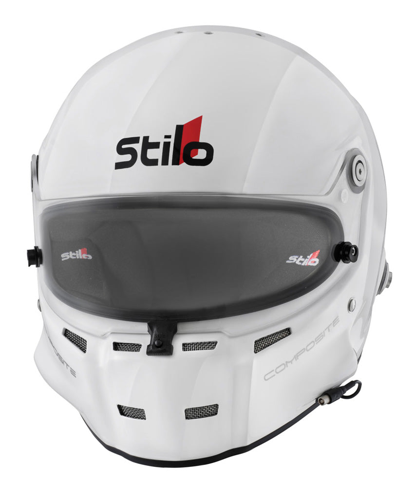 STILO AA0700CG2T540101 Full-face helmet ST5F COMPOSITE Turismo, HANS, SA2020/FIA, white/black, size 54 Photo-0 