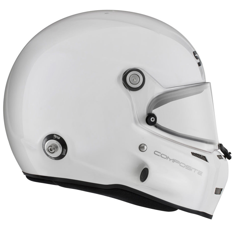 STILO AA0700CG2T550101 Full-face helmet ST5F COMPOSITE Turismo, HANS, SA2020/FIA, white/black, size 55 Photo-4 